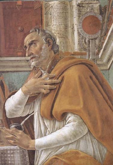 Sandro Botticelli St Augustine in his Study Sweden oil painting art